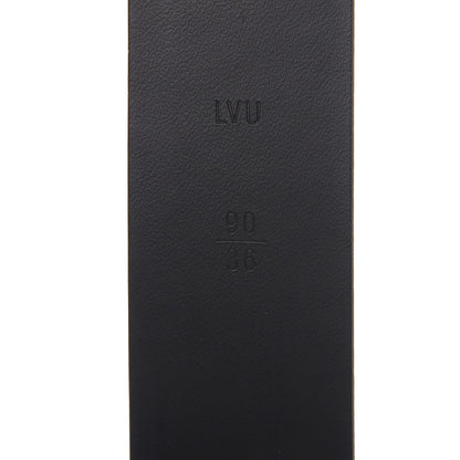 Louis Vuitton Calfskin 30mm Neogram LV Belt 90 36 Black 4 of 9