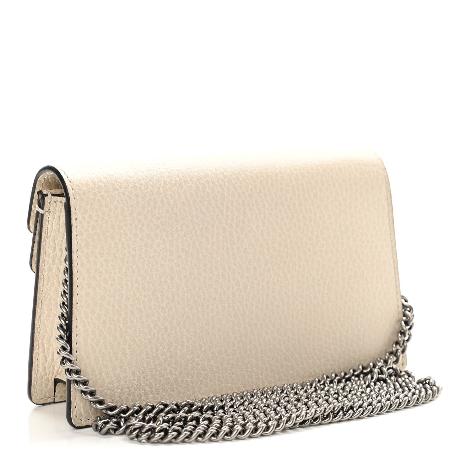 Gucci Dollar Calfskin Crystal Super Mini Dionysus Shoulder Bag Mystic White Black Diamond 2 of 9