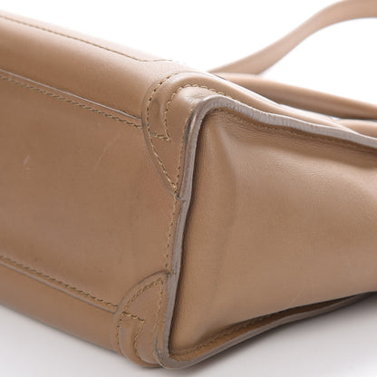 Celine Smooth Calfskin Nano Luggage Camel 10 of 14