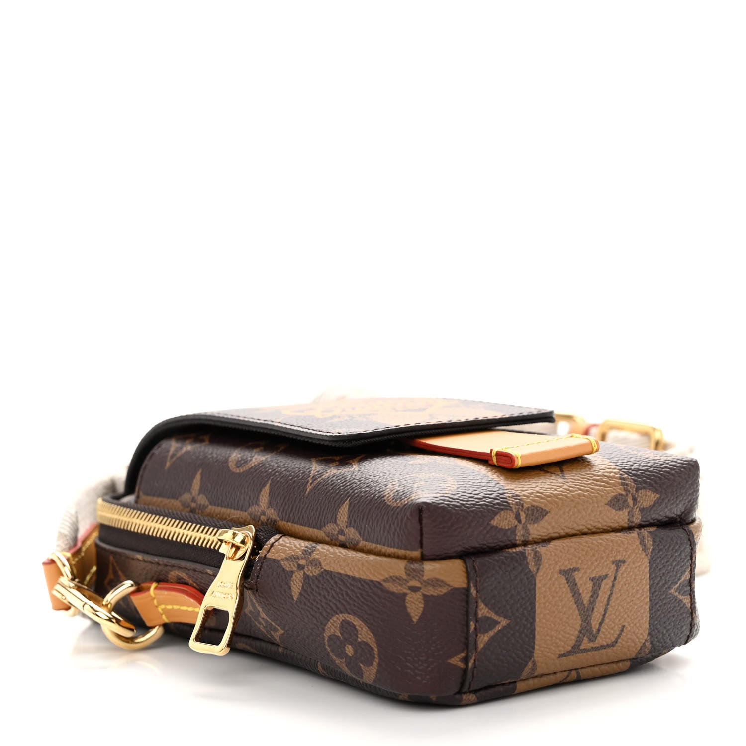 Louis Vuitton X NIGO Reverse Monogram Flat Double Phone Pouch 4 of 10
