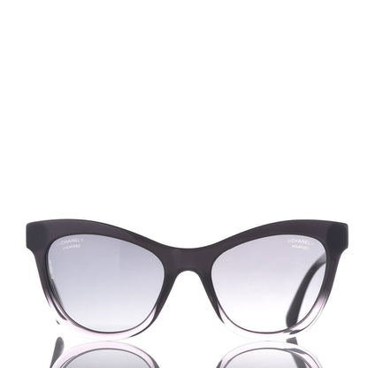 Chanel Polarized Acetate CC Cat Eye Summer Sunglasses 5350 Black 3 of 7