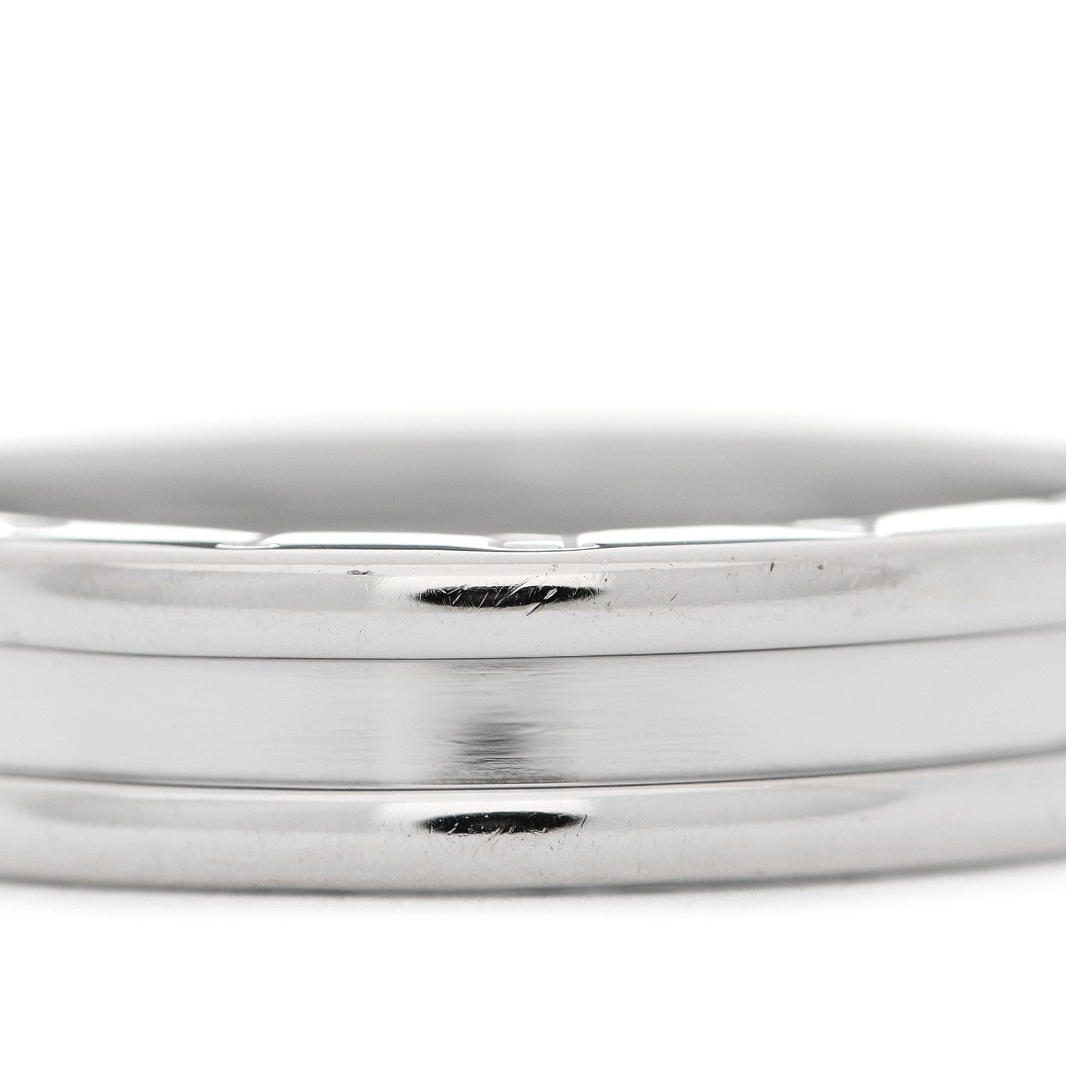 Bulgari 18K White Gold B.Zero1 One-Band Ring 58 8.5 4 of 4