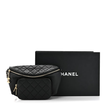 Chanel Caviar Quilted Business Affinity Waist Belt Bag Black 11 of 11