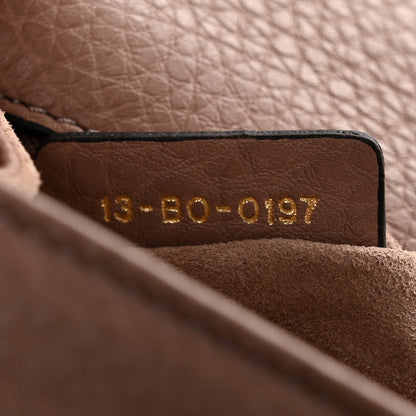 Christian Dior Grained Calfskin Small Diorama Flap Bag Taupe 7 of 13