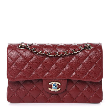Chanel Caviar Quilted Small Double Flap Burgundy 1 of 10