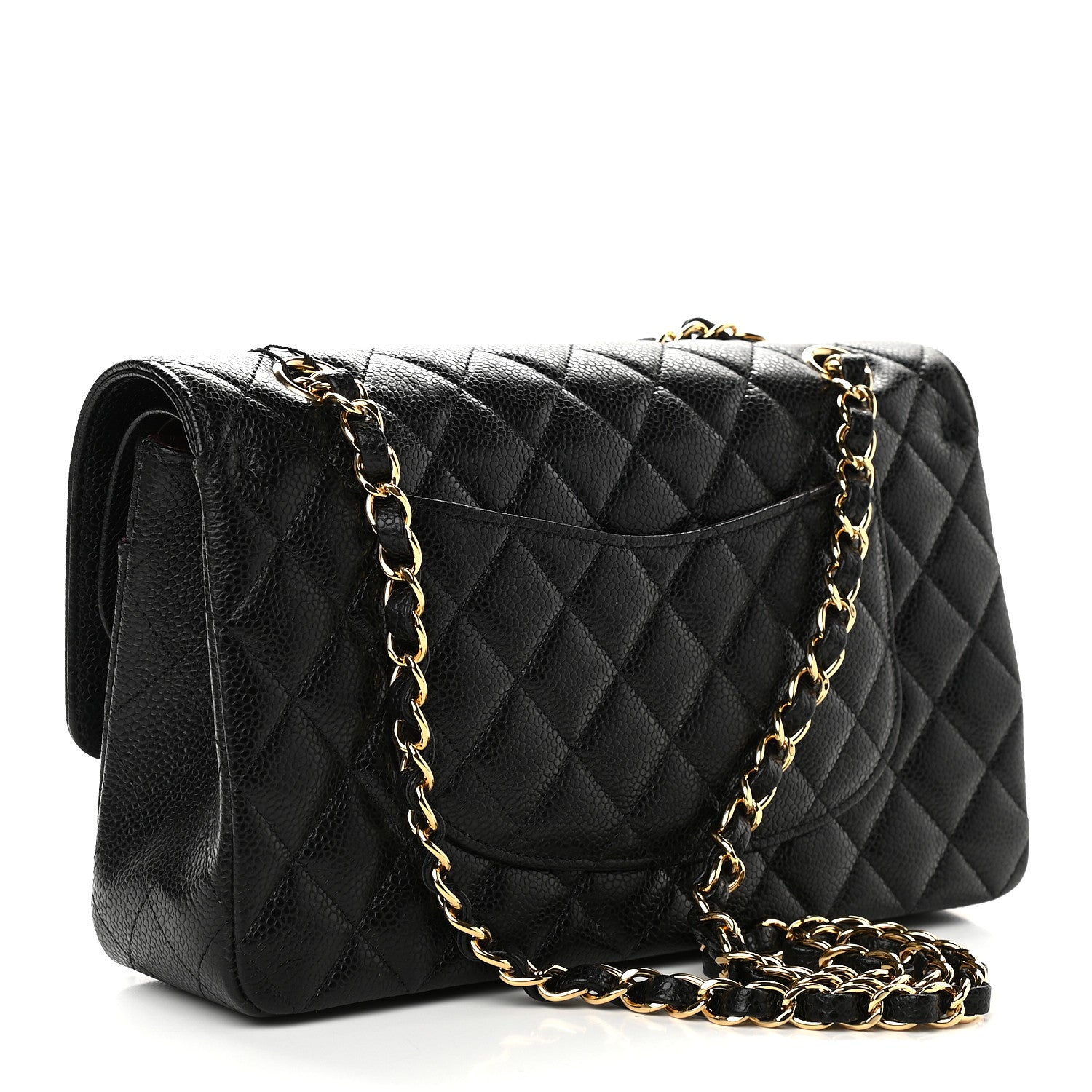 Chanel Caviar Quilted Medium Double Flap Black 3 of 9
