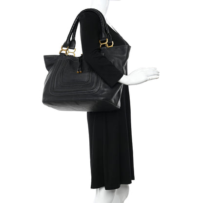Chloe Calfskin Large New Marcie Tote Black 2 of 12