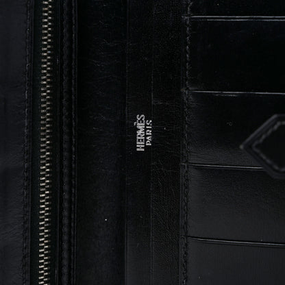 Hermes Box Bearn Gusset Wallet Black 6 of 6