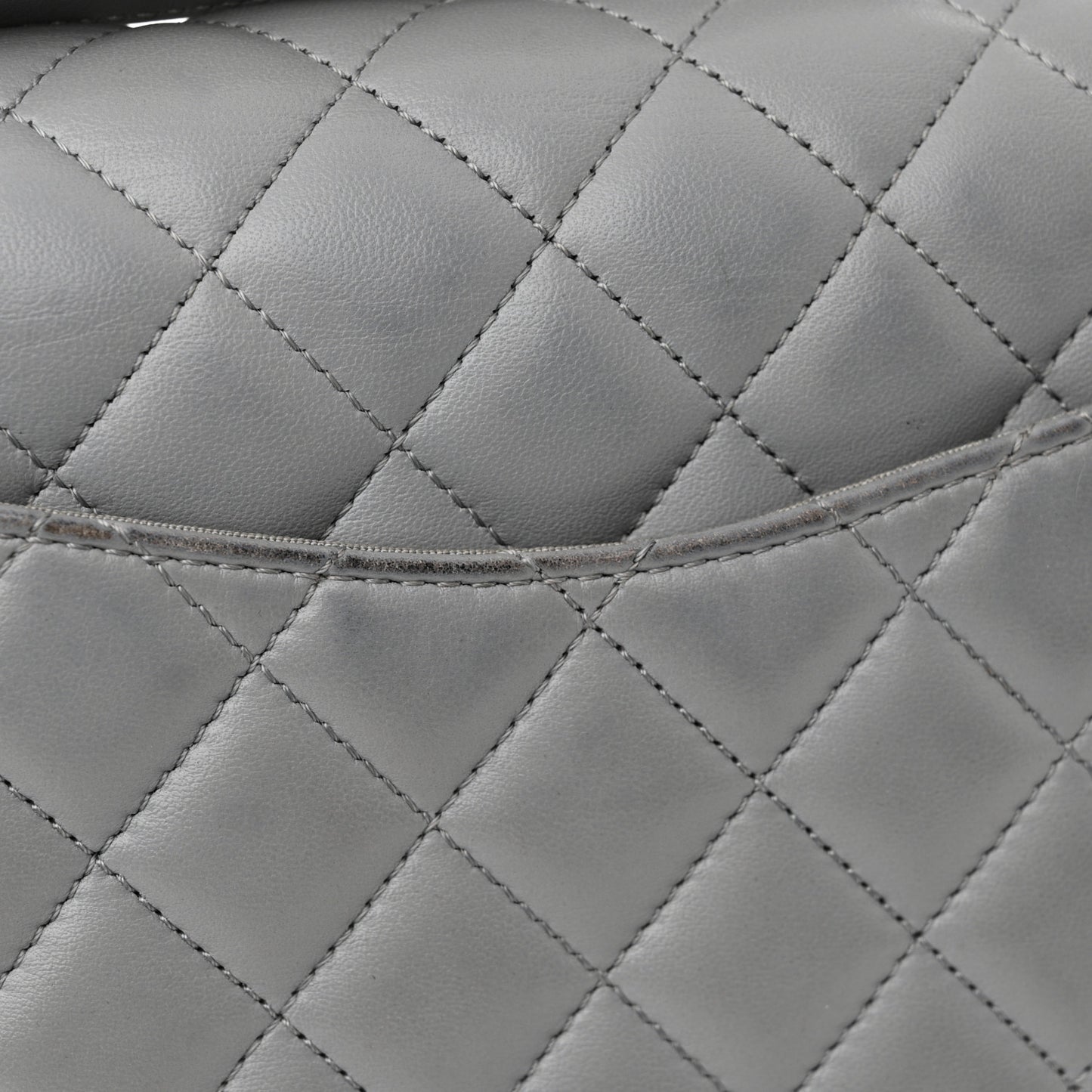 Calfskin Quilted Bolero De Chanel Flap Bag Grey