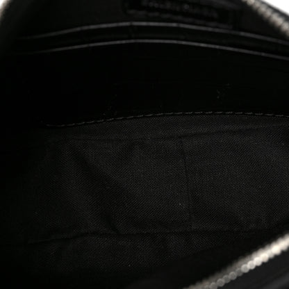 Balenciaga Extra Supple Calfskin Crystal Crocodile Embossed Le Cagole Mini Purse With Chain Black 5 of 8