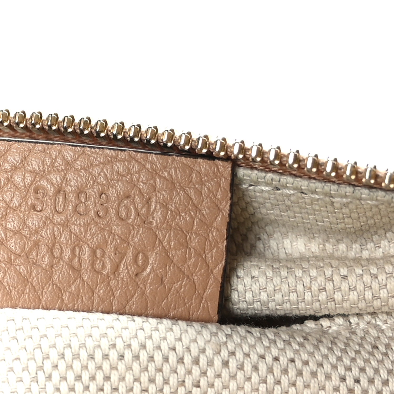 Gucci Pebbled Calfskin Small Soho Disco Bag Camelia 7 of 9