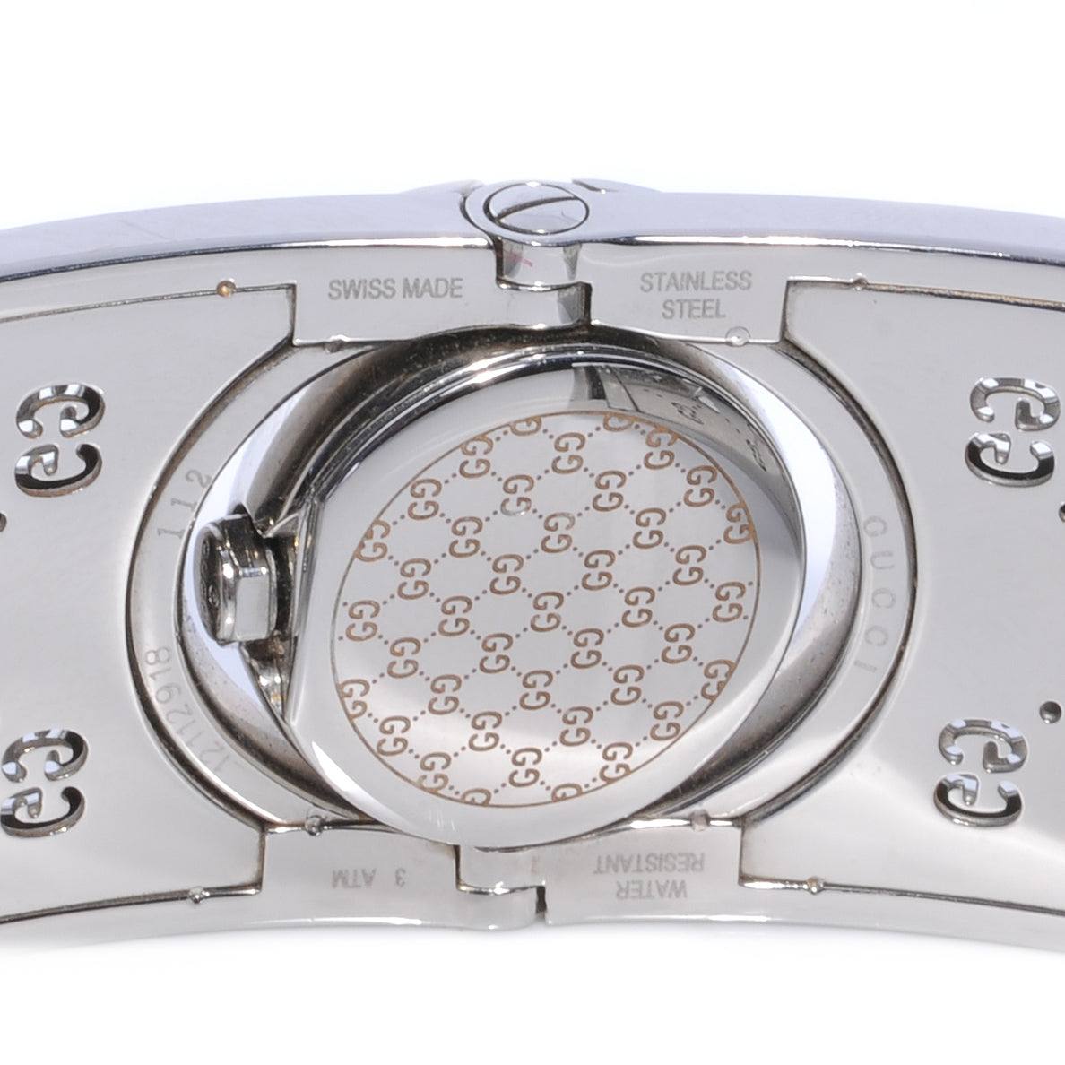Gucci Stainless Steel Mother of Pearl 23mm Twirl Heart Quartz Watch 5 of 5