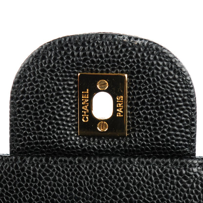 Chanel Caviar Quilted Jumbo Double Flap Black 8 of 8