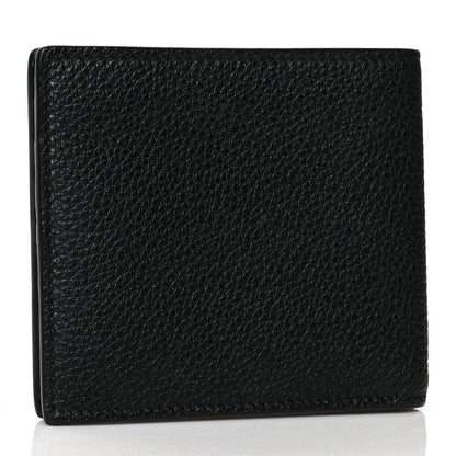 Gucci Cripto Calfskin Logo Bi-Fold Wallet Black Grege 3 of 7