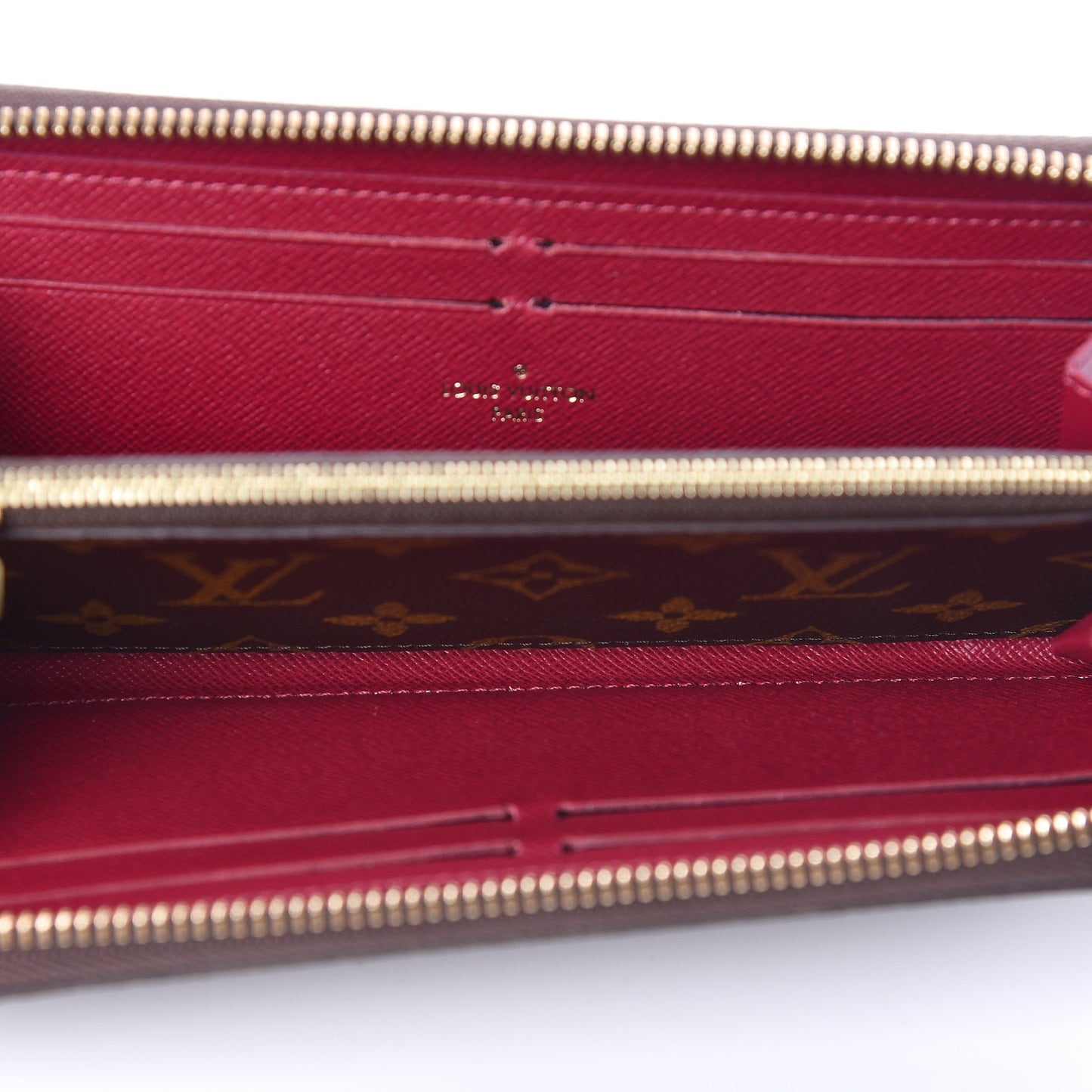 Monogram Clemence Wallet Fuchsia