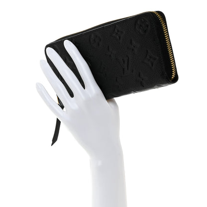 Louis Vuitton Empreinte Clemence Wallet Black 2 of 7