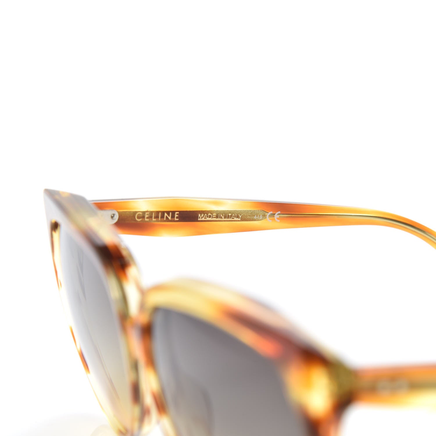 Celine Gradient Square Sunglasses CL40048F Havana 6 of 6