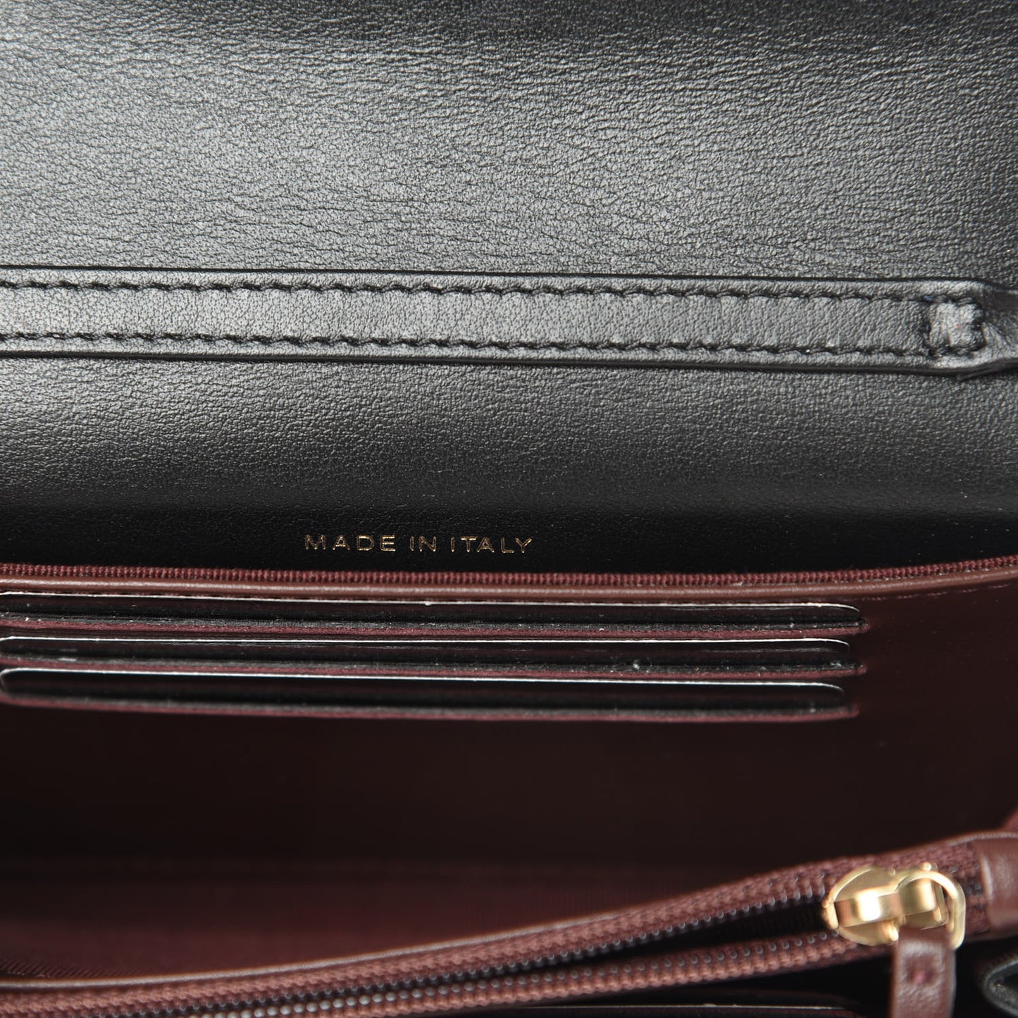 Aged Calfskin Quilted 2.55 Reissue Clutch With Chain Black