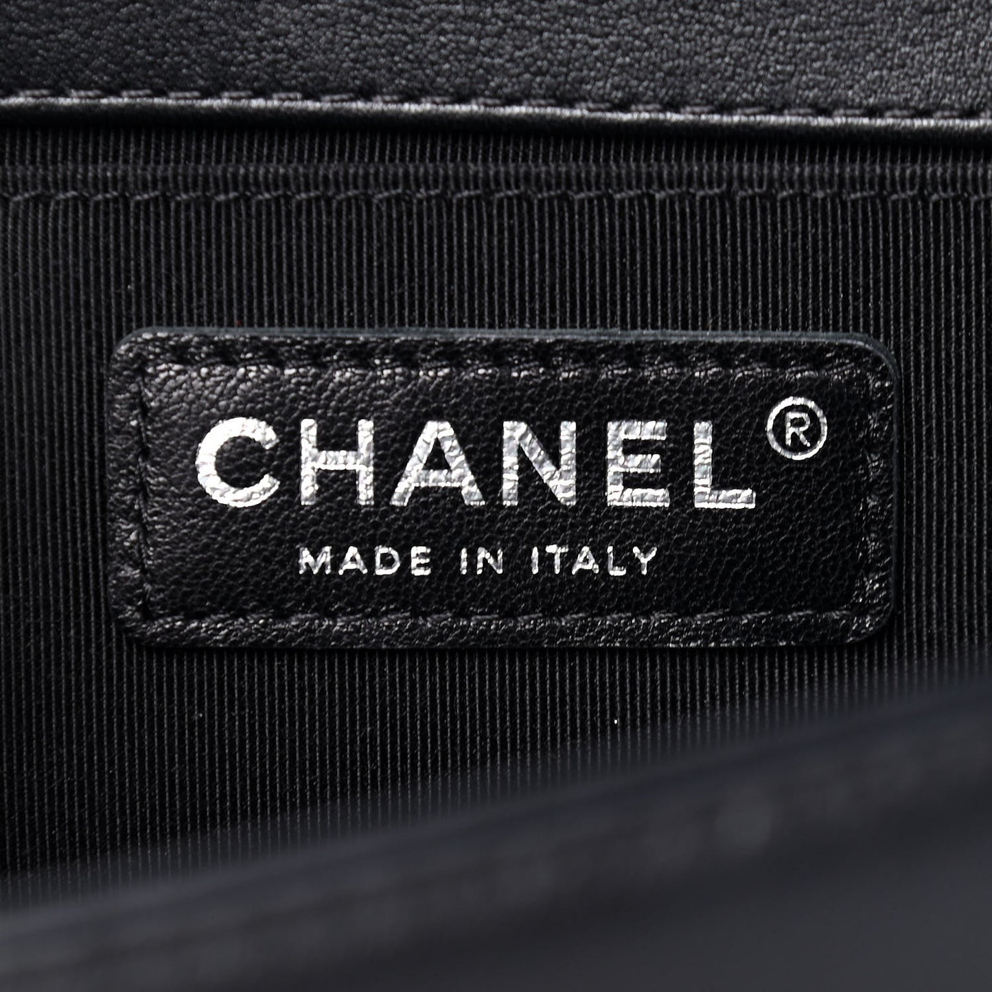 Calfskin Medium Bi-Color Boy Flap Navy Black
