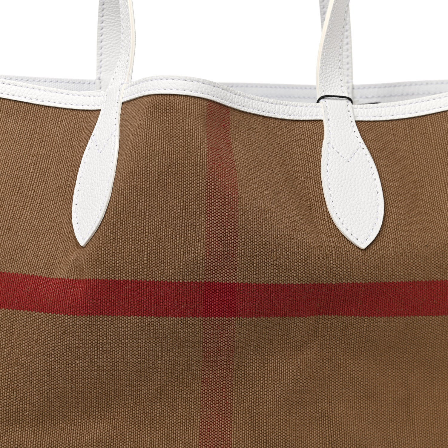 Burberry Canvas House Check Union Jack Sketchbook Reversible Doodle Tote Red White Blue 11 of 17