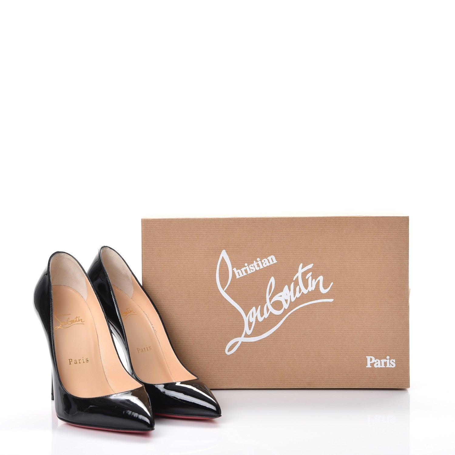 Christian Louboutin Patent Pigalle Follies 100 Pumps 36 Black 8 of 8