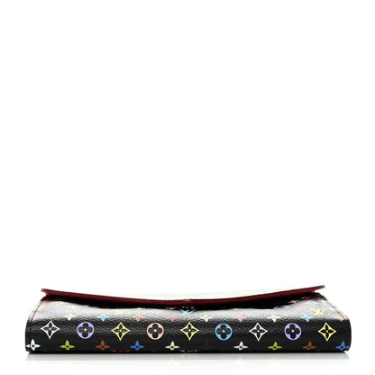 Louis Vuitton Monogram Multicolor Sarah Wallet NM Black Grenade 7 of 11