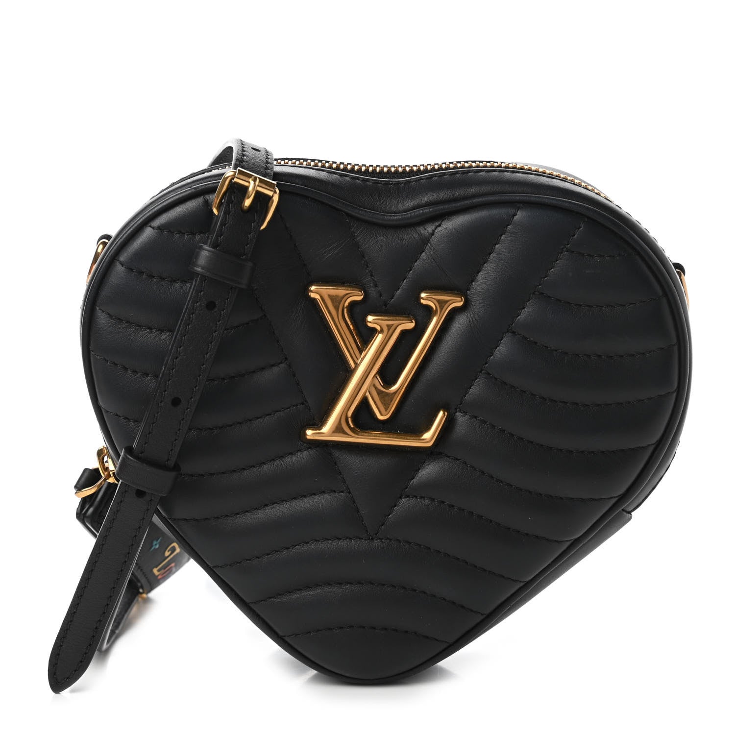 Louis Vuitton Calfskin New Wave Heart Bag Black 1 of 11