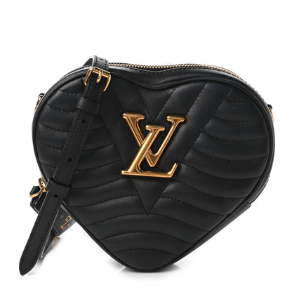 Louis Vuitton Calfskin New Wave Heart Bag Black 1 of 11