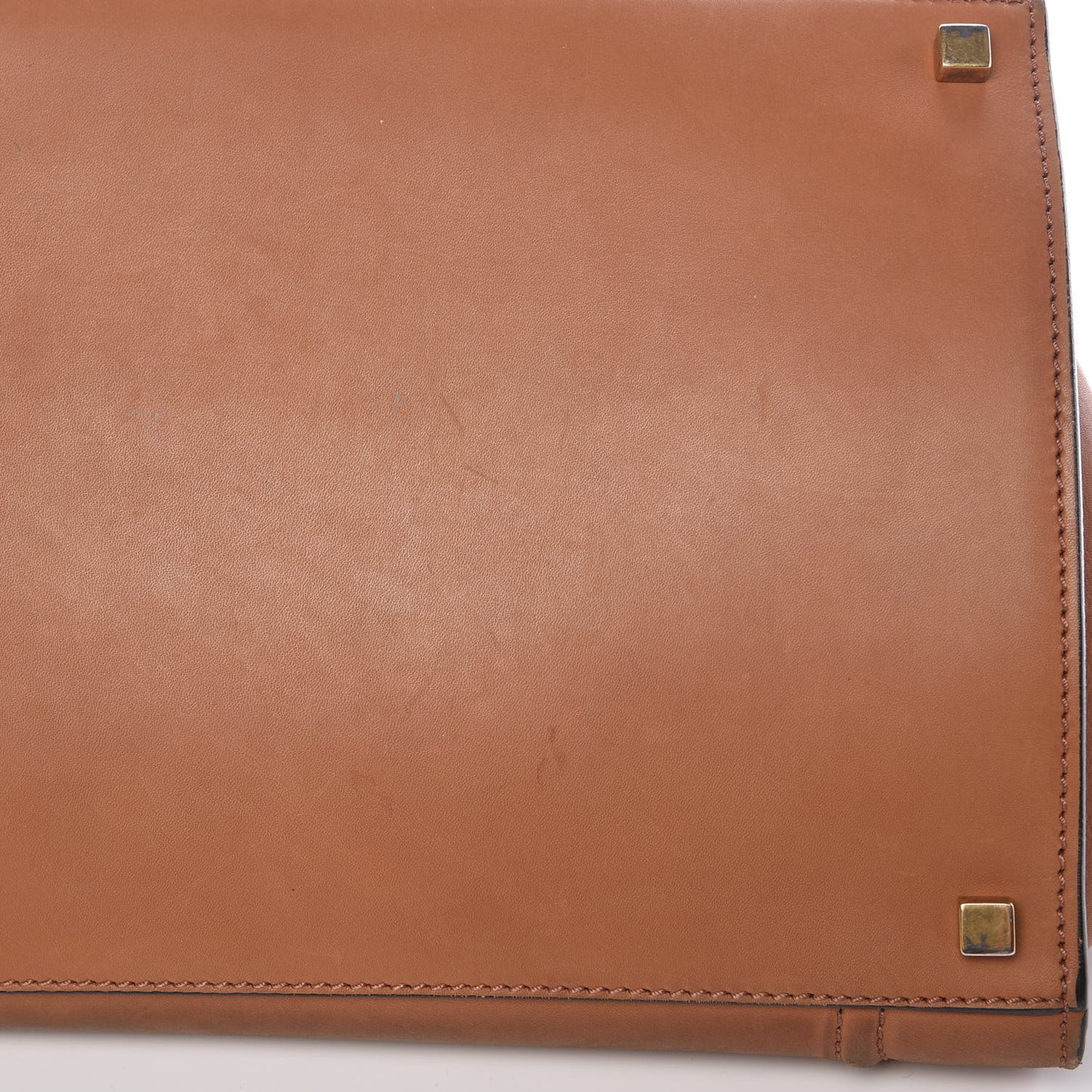 Natural Calfskin Medium Phantom Luggage Tan