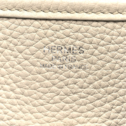 Hermes Taurillon Clemence Evelyne III PM Craie 5 of 14