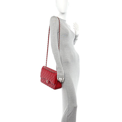Chanel Lambskin Quilted Jumbo Double Flap Red 2 of 11