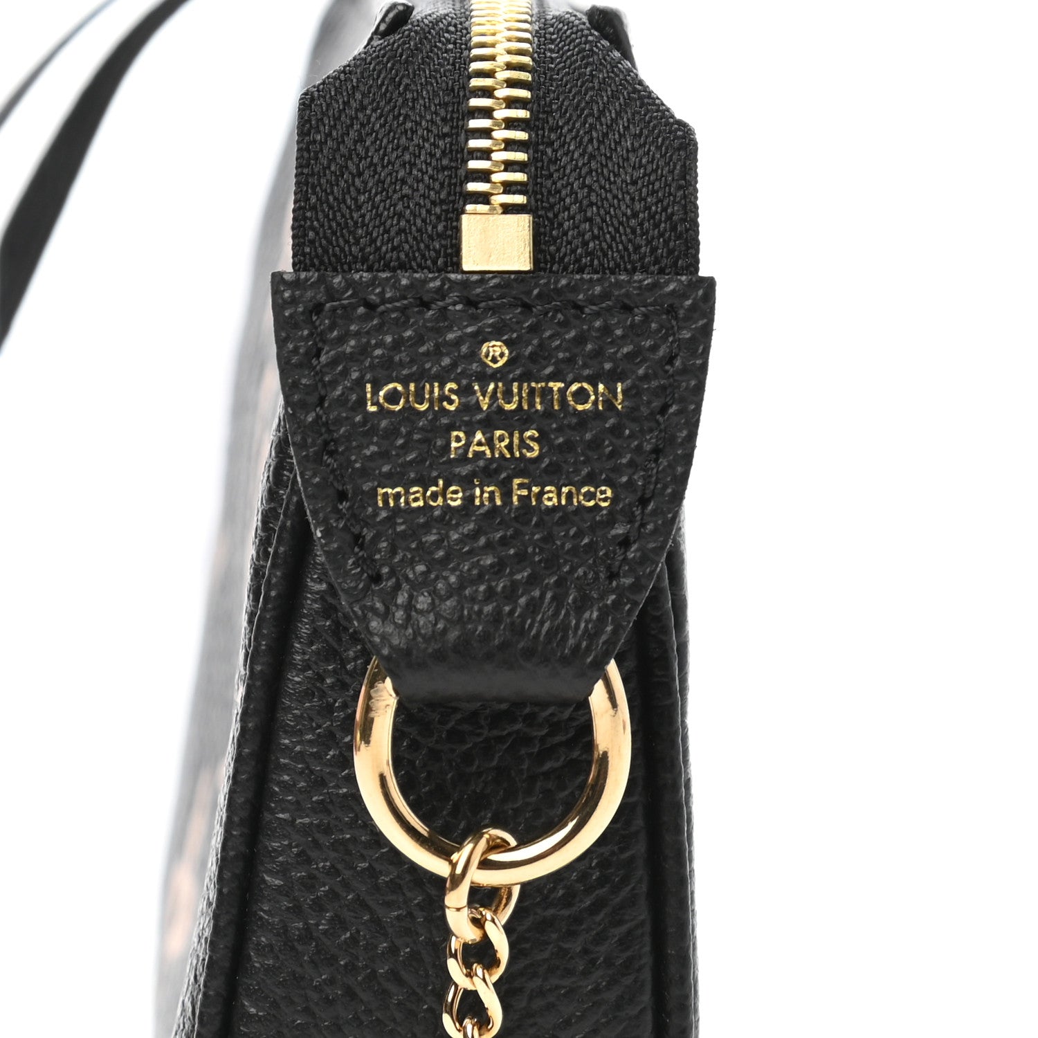 Louis Vuitton Empreinte Monogram Giant Mini Pochette Accessories Black 6 of 6
