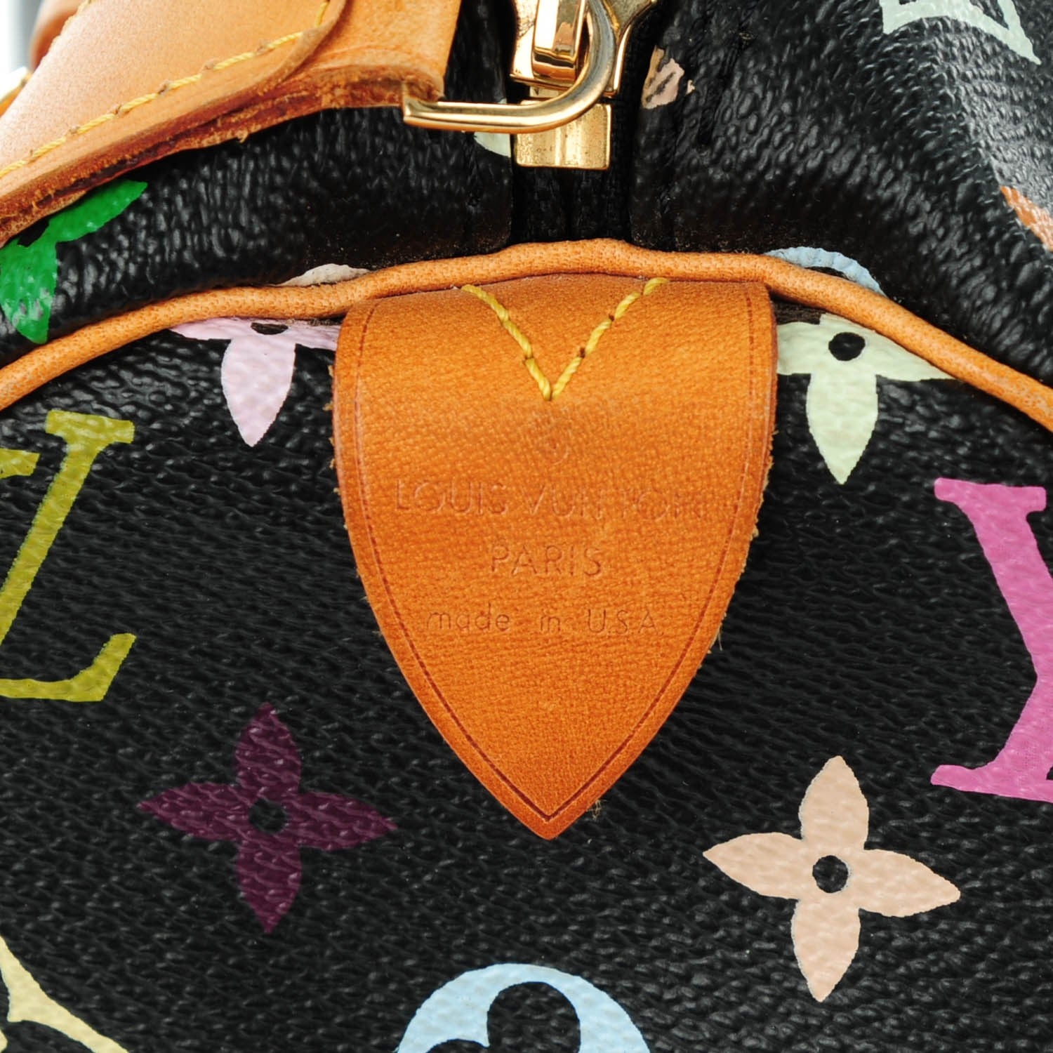Louis Vuitton Monogram Multicolor Speedy 30 Black 6 of 7