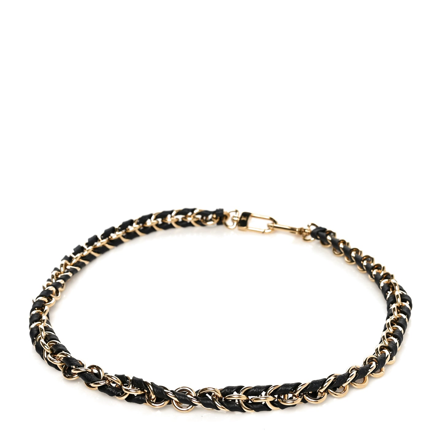 Calfskin Multi Pochette Chain Shoulder Strap Black Gold