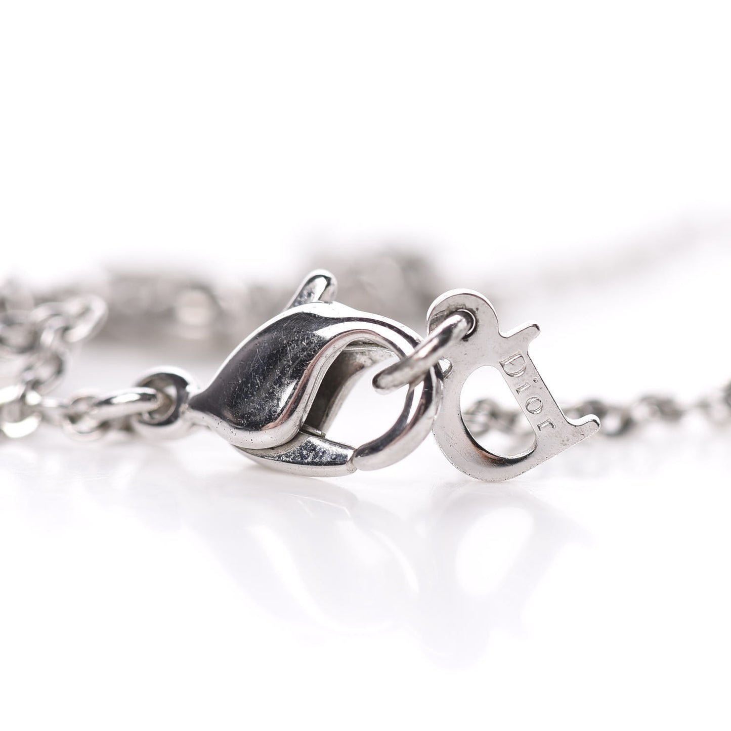 Crystal Logo Bracelet Silver