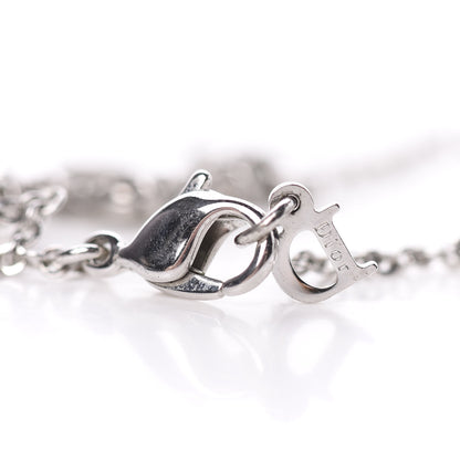 Christian Dior Crystal Logo Bracelet Silver 4 of 4