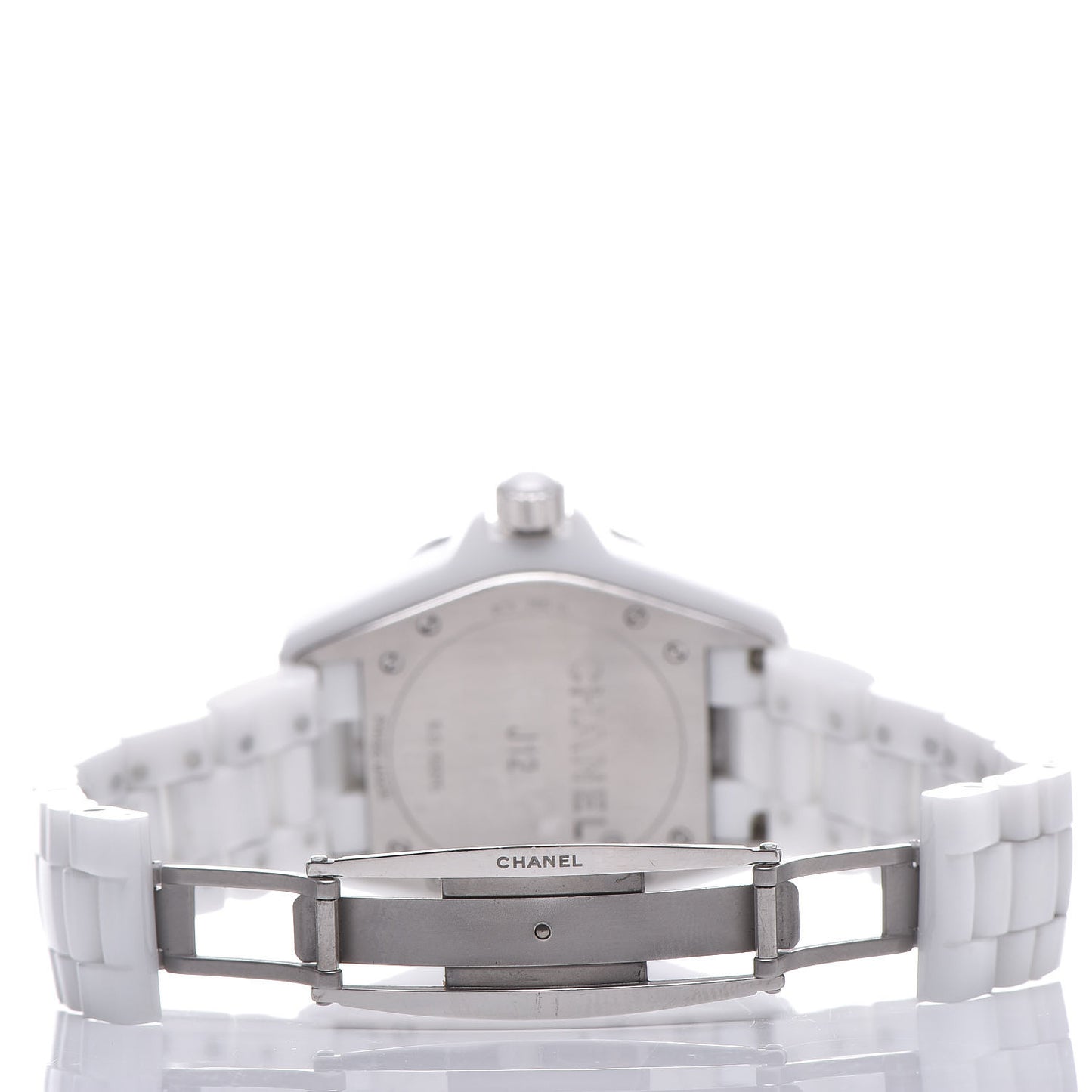 Stainless Steel Ceramic Diamond 38mm J12 Automatic Watch White