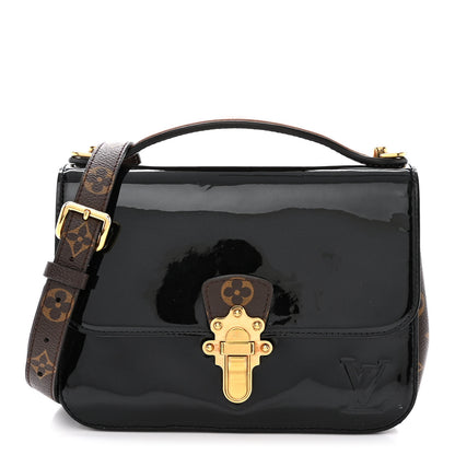 Louis Vuitton Patent Calfskin Monogram Cherrywood PM Black 1 of 12