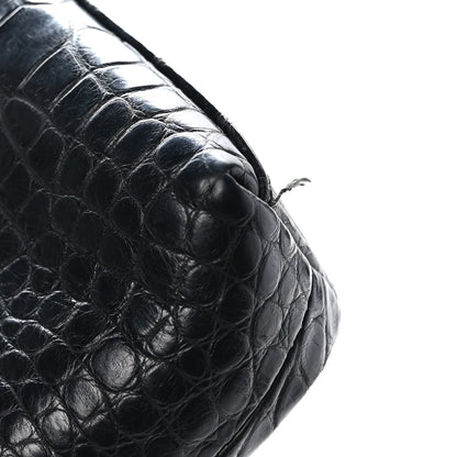 Loro Piana Crocodile L19 Extra Pocket Pouch Black 10 of 10