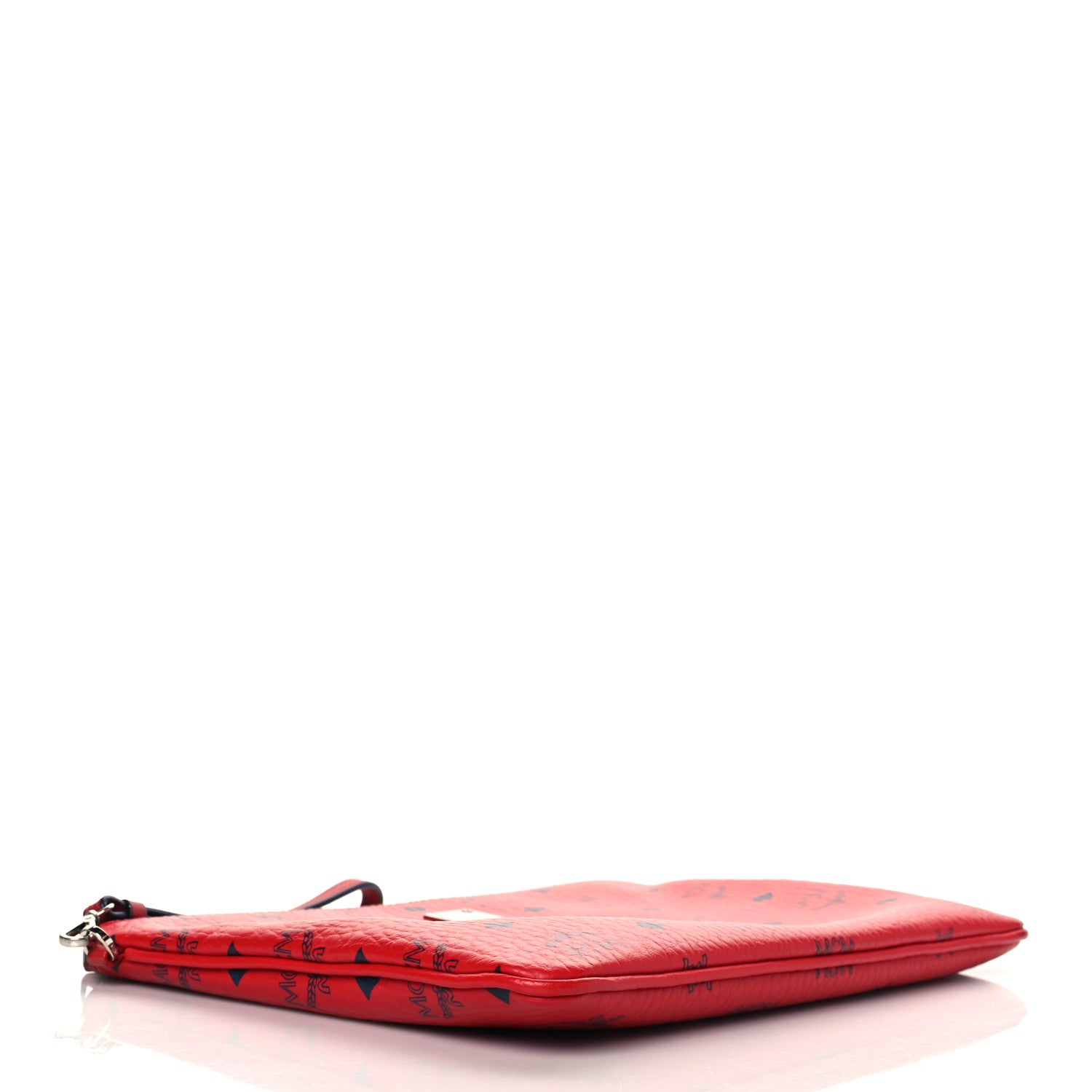 MCM Visetos Stark Wristlet Pouch Red 4 of 8