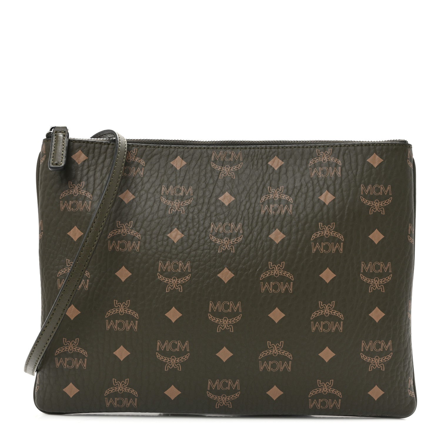 MCM Visetos Medium Crossbody Pouch Sea Turtle 1 of 11