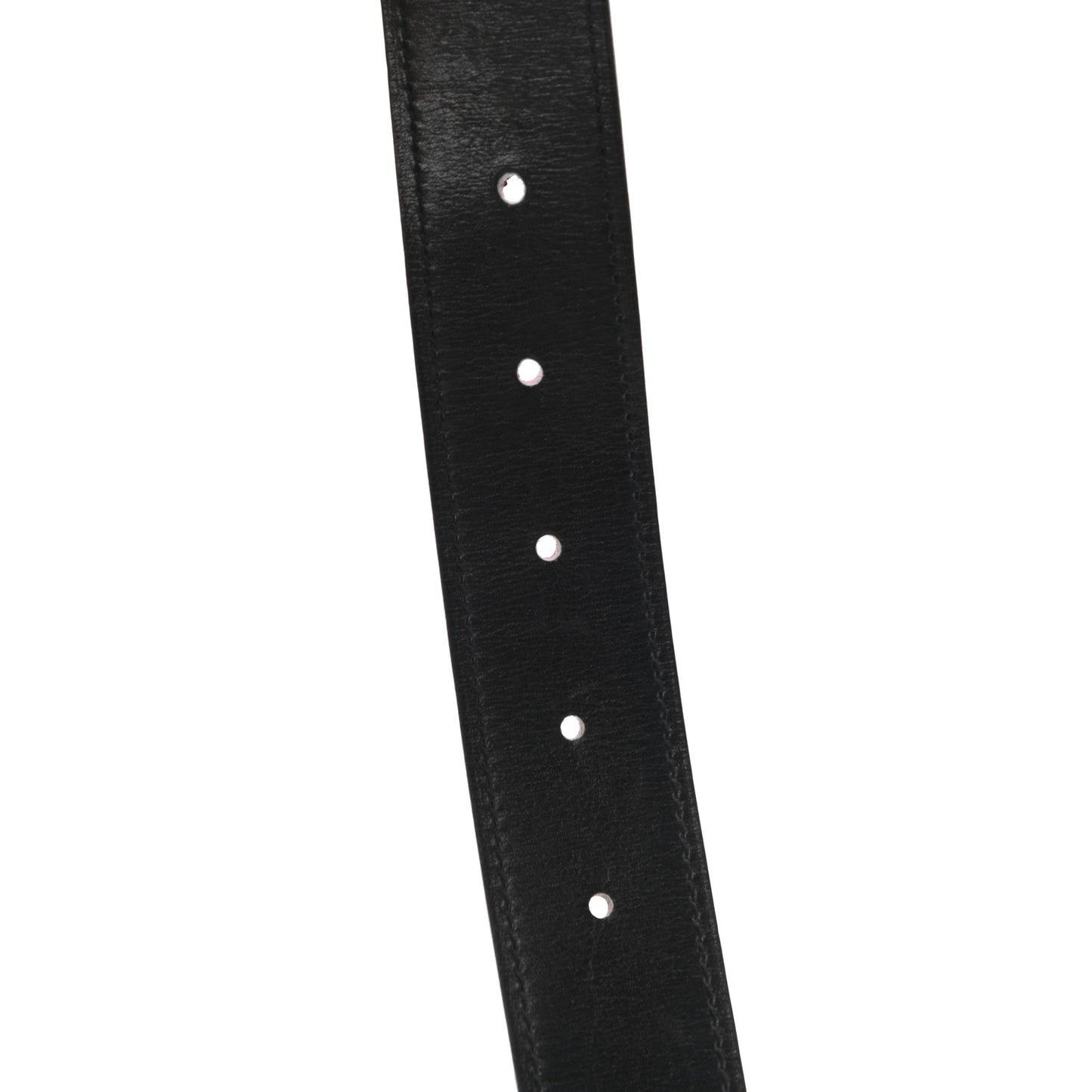 Togo Box 32mm Strie H Belt 85 Rubis Black