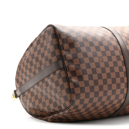 Louis Vuitton Damier Ebene Keepall Bandouliere 55 7 of 8