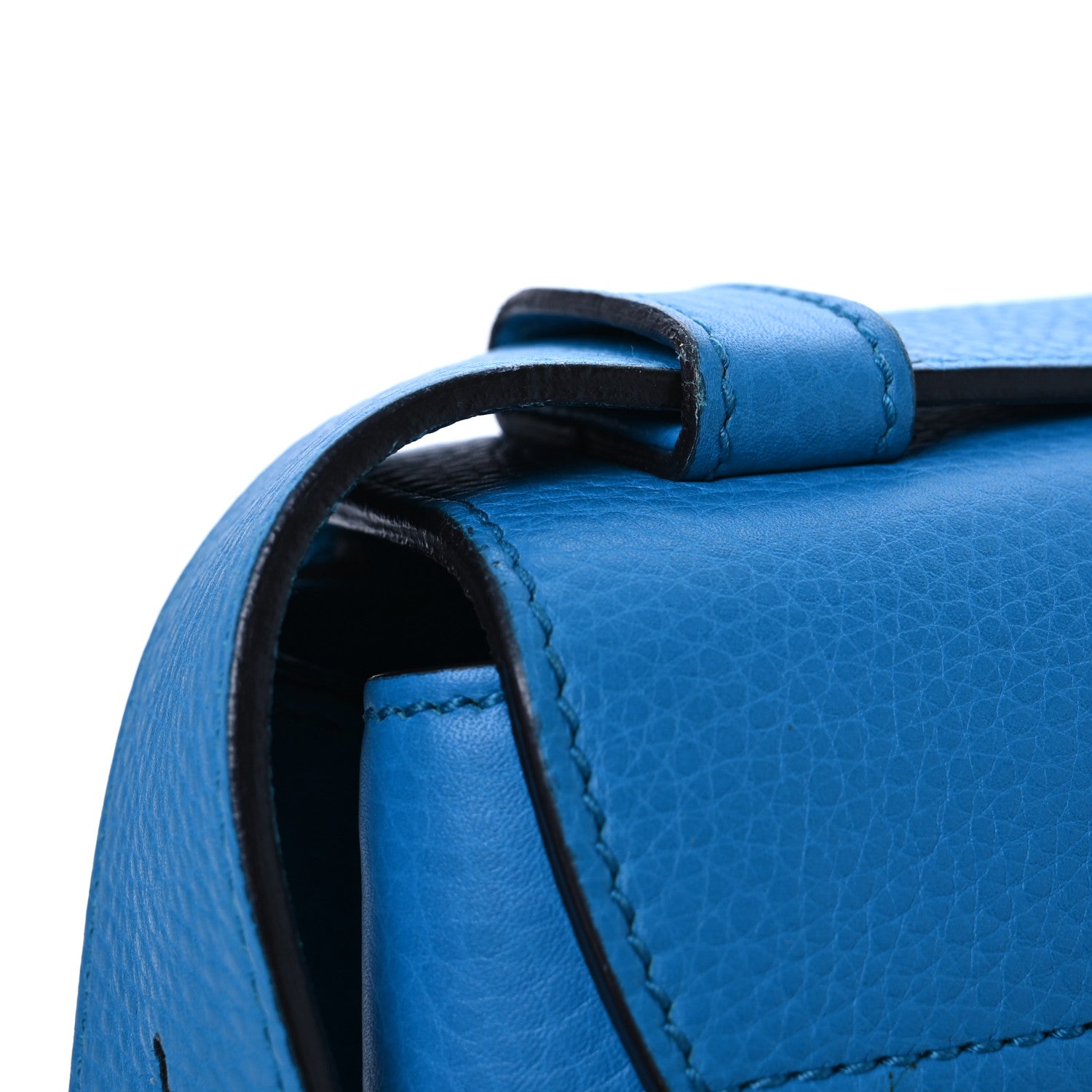 Gucci Cellarius Calfskin GG Marmont Shoulder Bag Turquoise 10 of 14