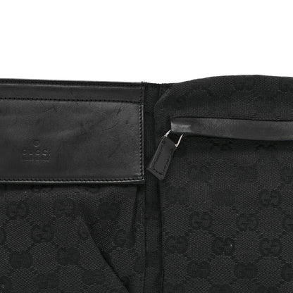 Gucci GG Monogram Double Pocket Belt Bag Black 8 of 10