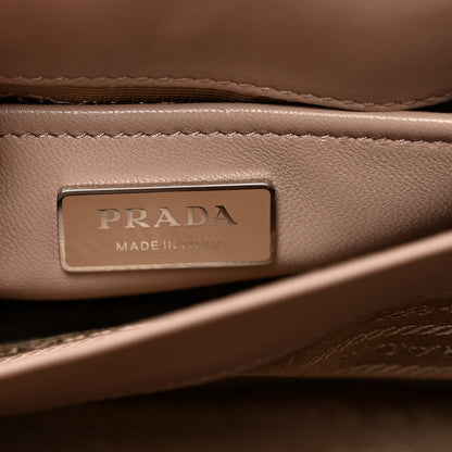 Prada Nappa Triangle Stitched Small Spectrum Bag Cipria 6 of 9