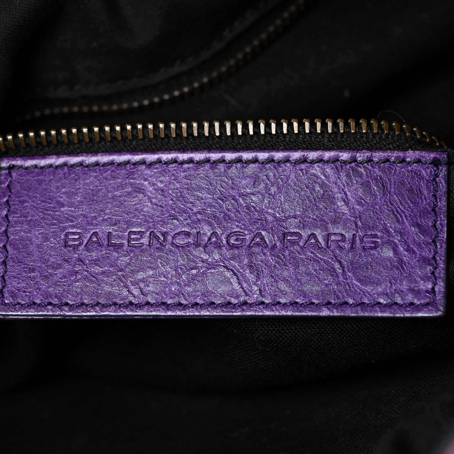 Agneau Classic Hardware Velo Dark Violet