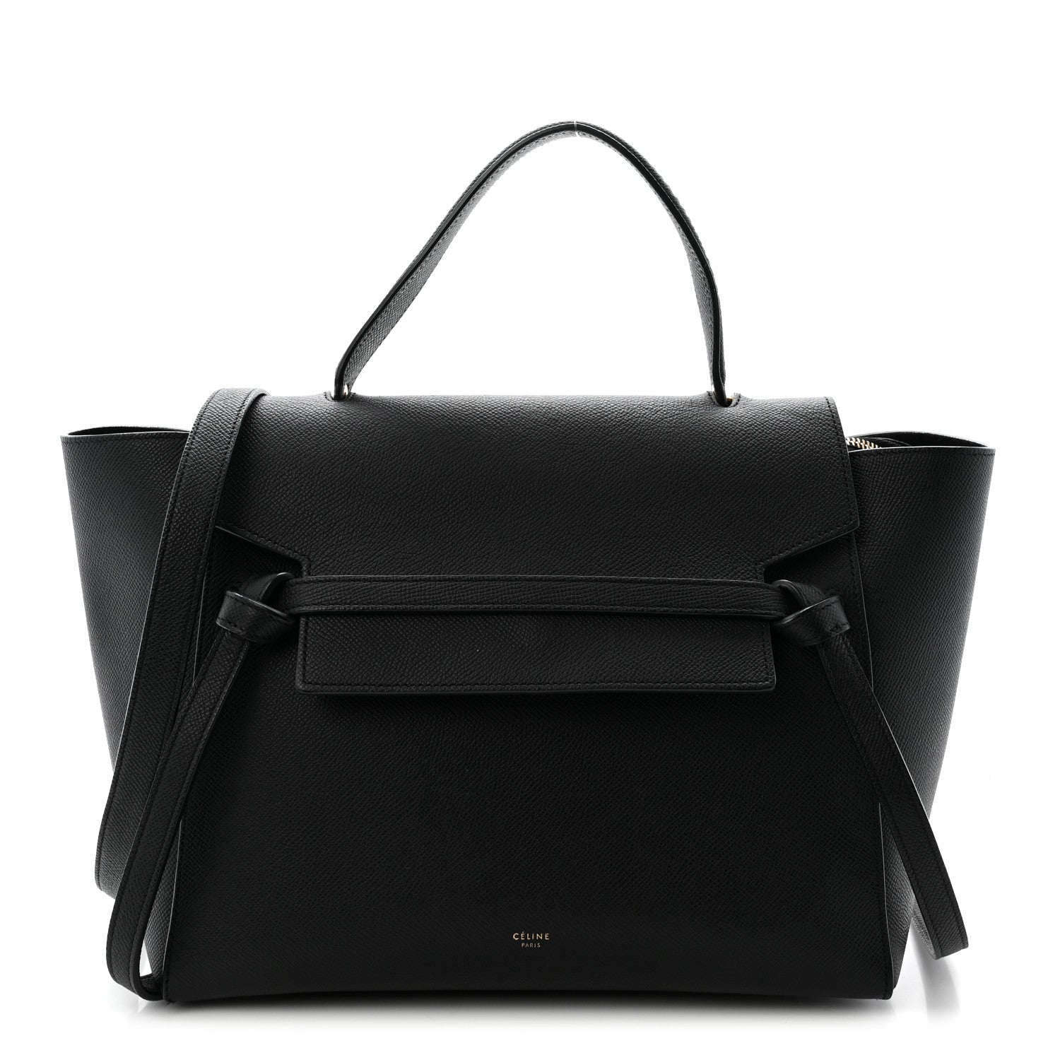 Celine Grained Calfskin Mini Belt Bag Black 1 of 10