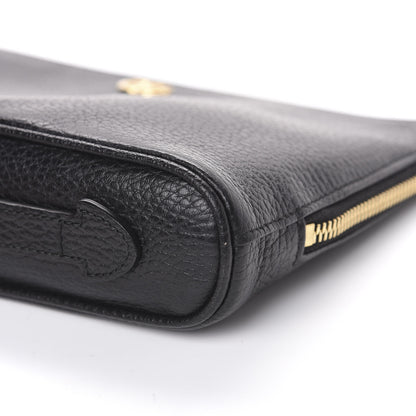 Gucci Calfskin GG Marmont Zip Pouch Black 7 of 7