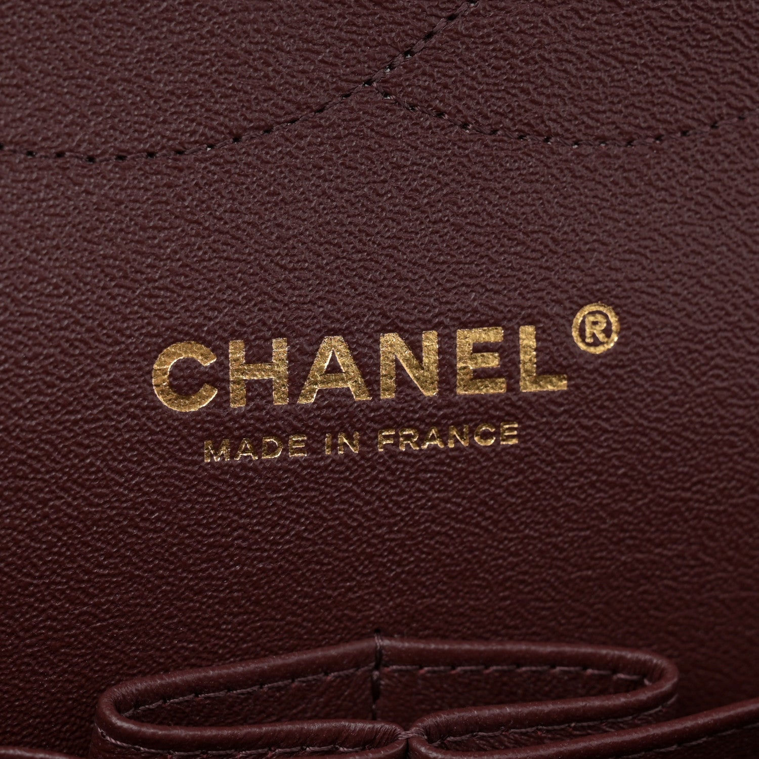 Chanel Lambskin Quilted Tri-Color Jumbo Double Flap Orange Burgundy Yellow 6 of 13